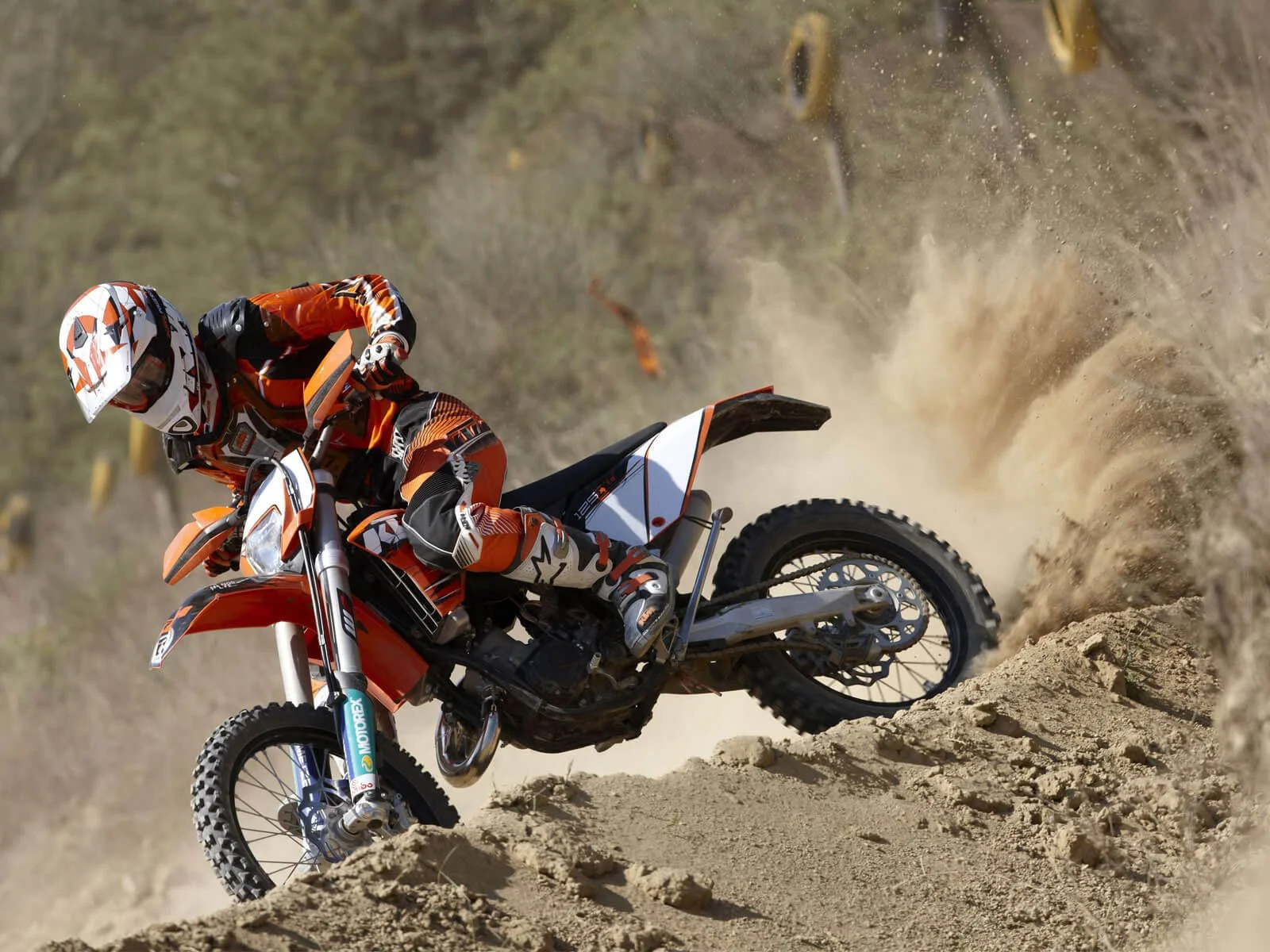 KTM125SX dirt bike rider