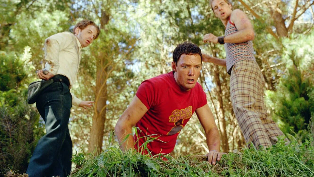 without a paddle scene