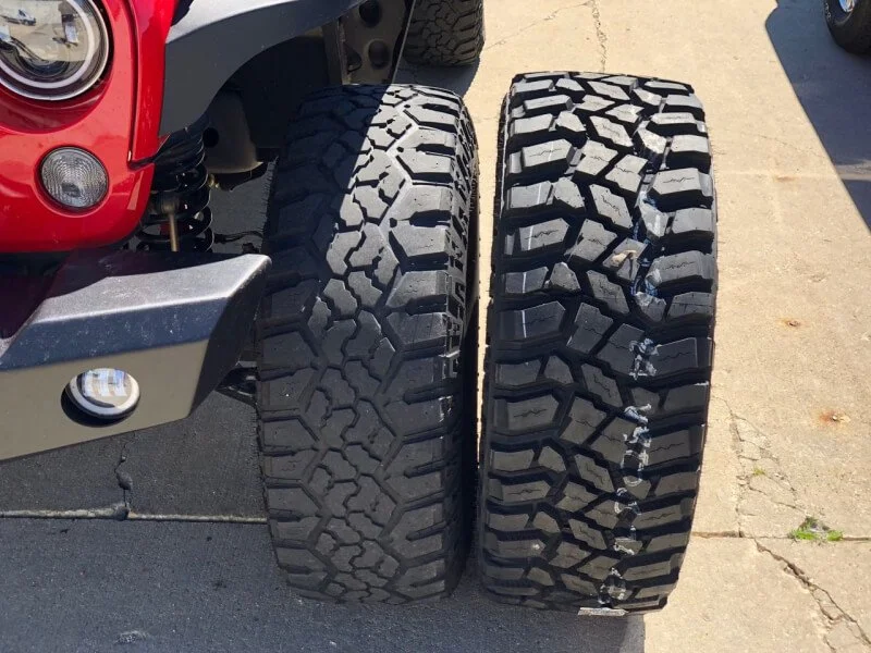 all terrain vs mud tires