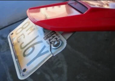 license plate bracket
