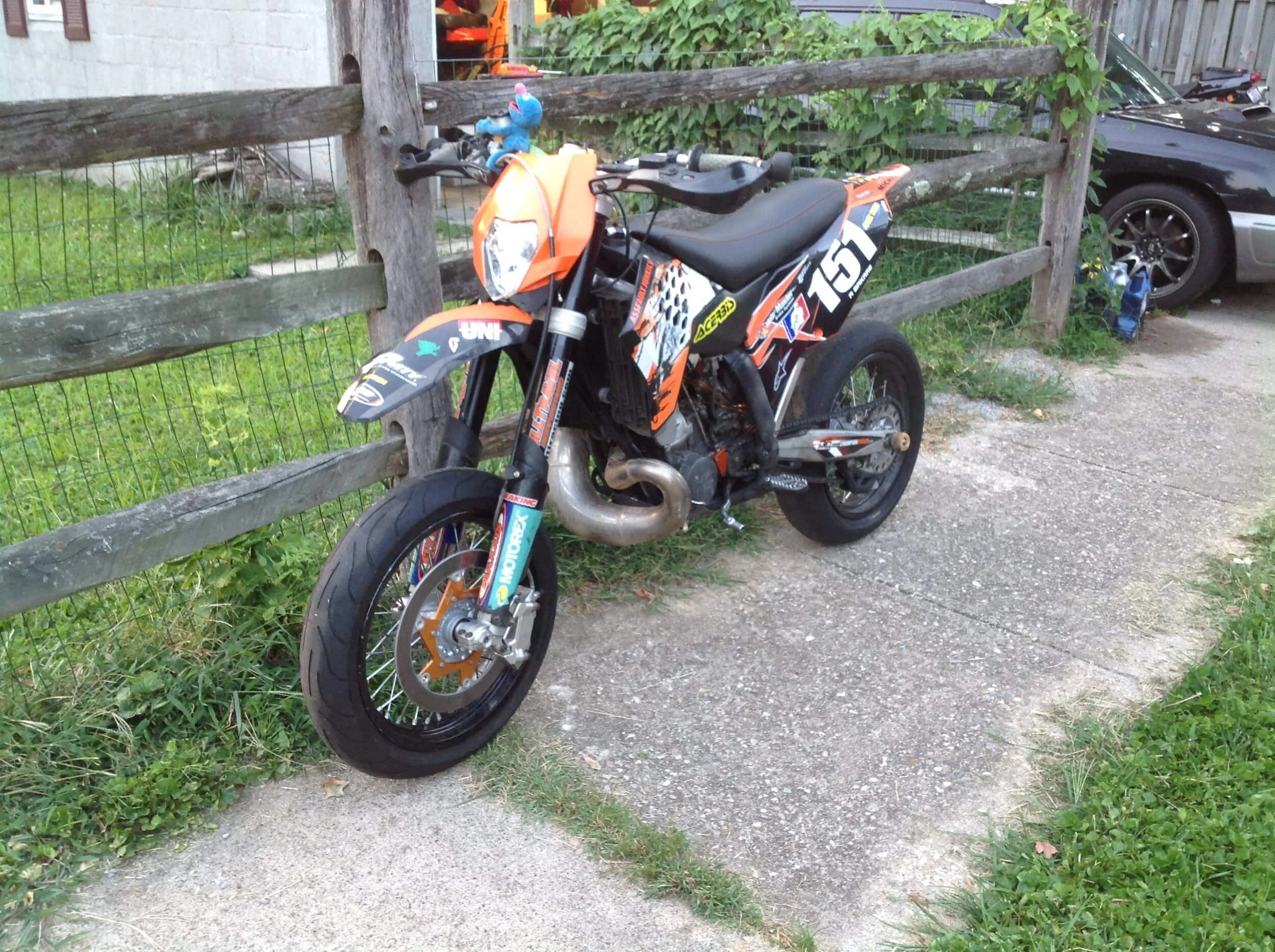 ktm on the road