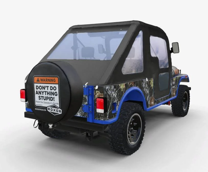 blue painted roxor