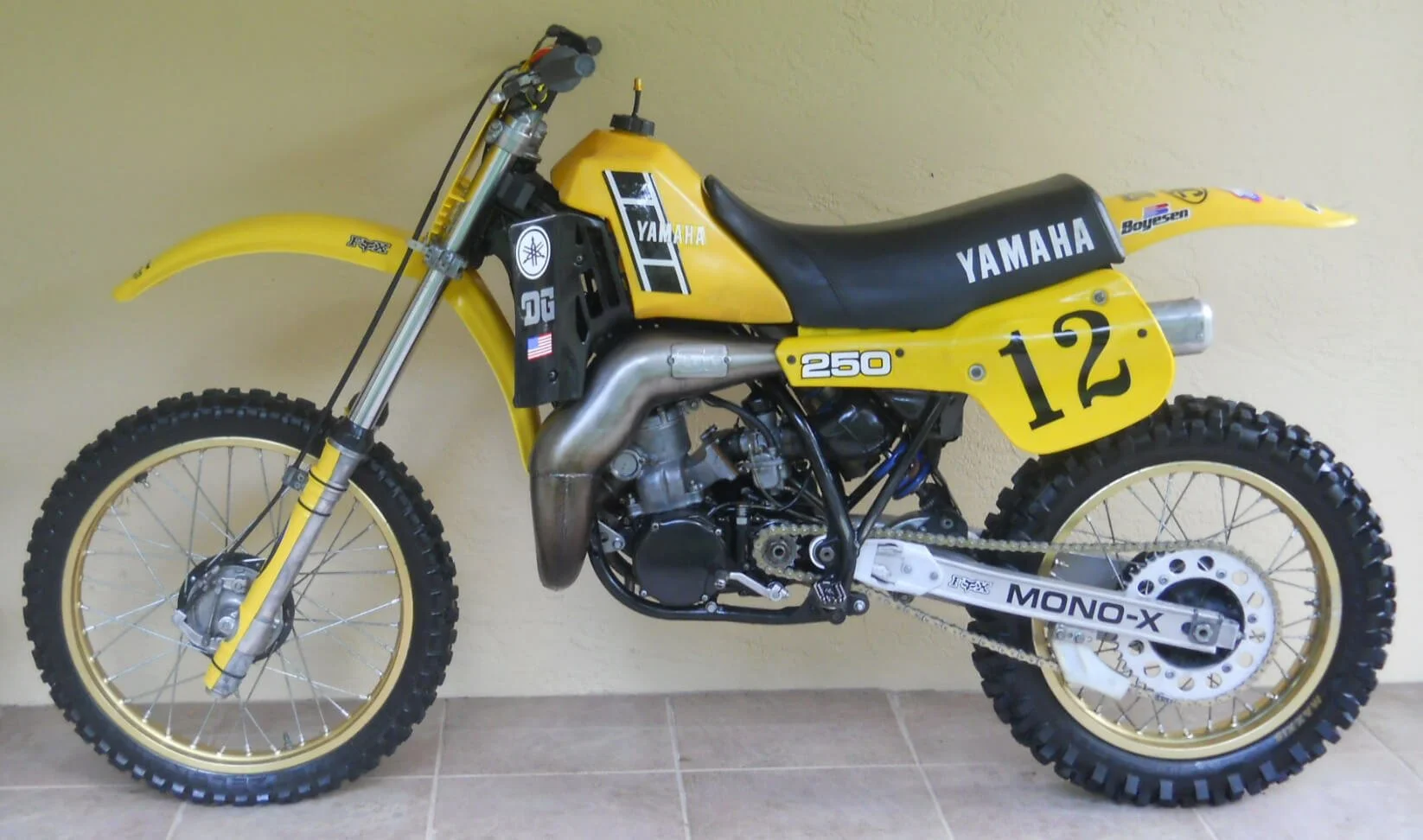 Yamaha YZ250K dirt bike vintage