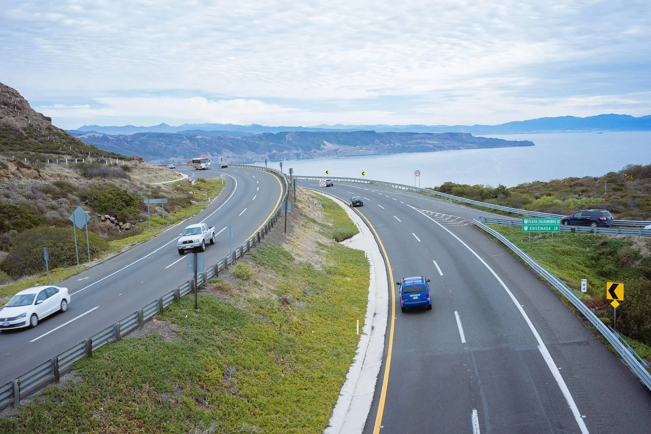 cars on road