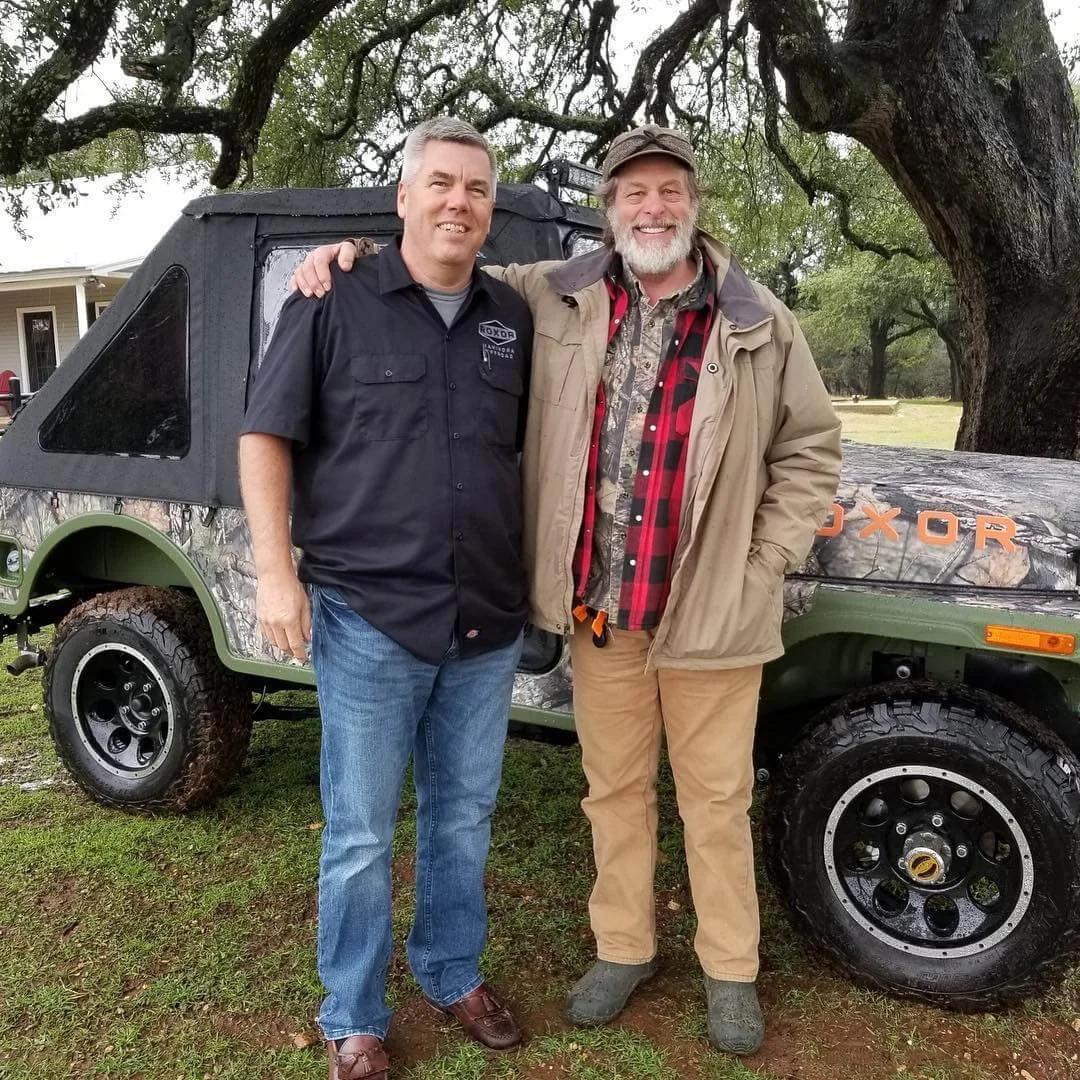 Ted Nugent with Mahindra Roxor