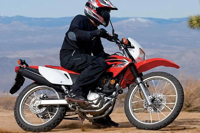 CRF230L dirt bike rider