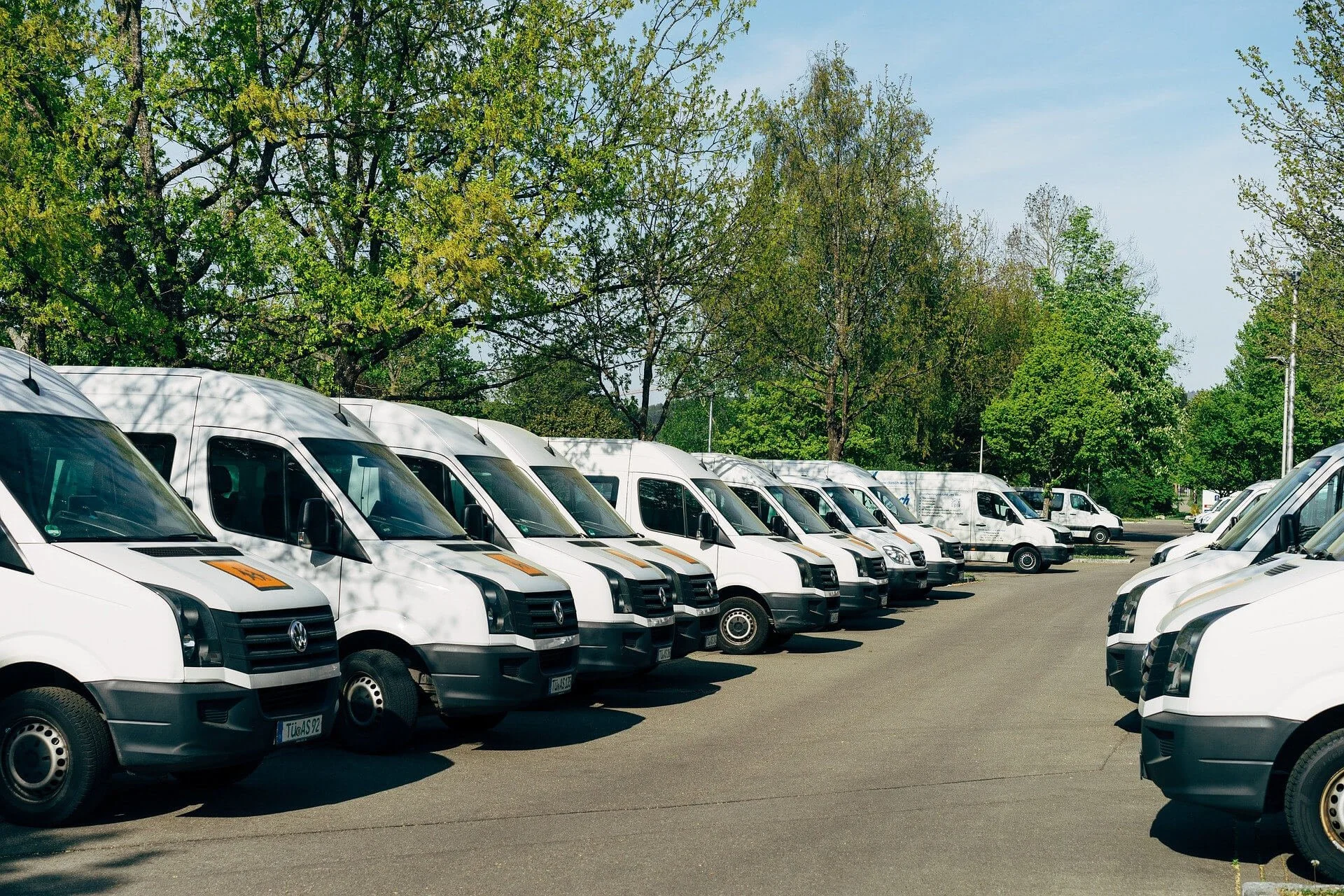 fleet delivery trucks