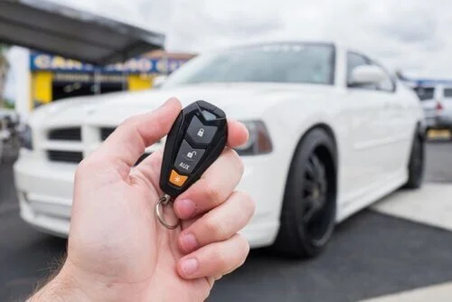 key with car