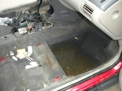 flood damaged car